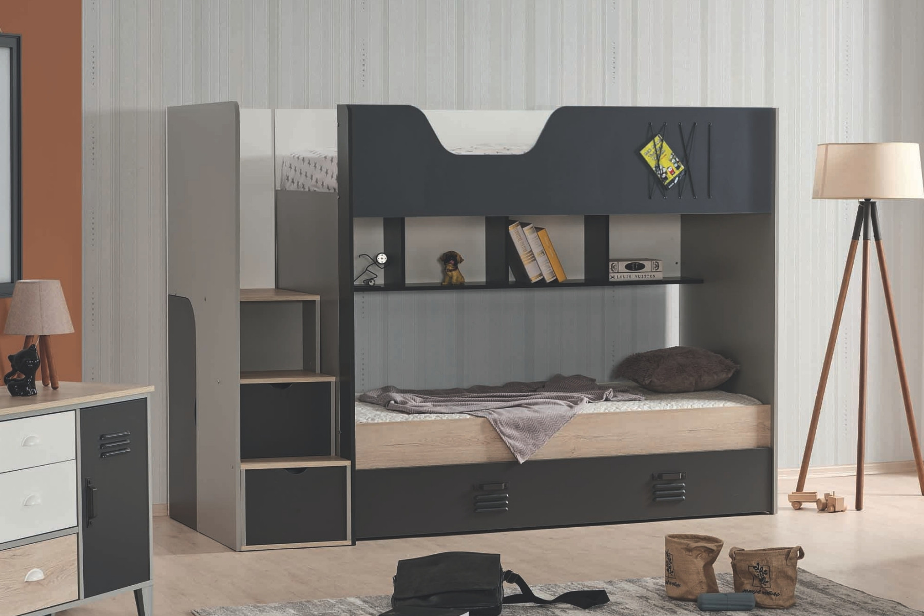 Thor Grey Çocuk Odası Takımı